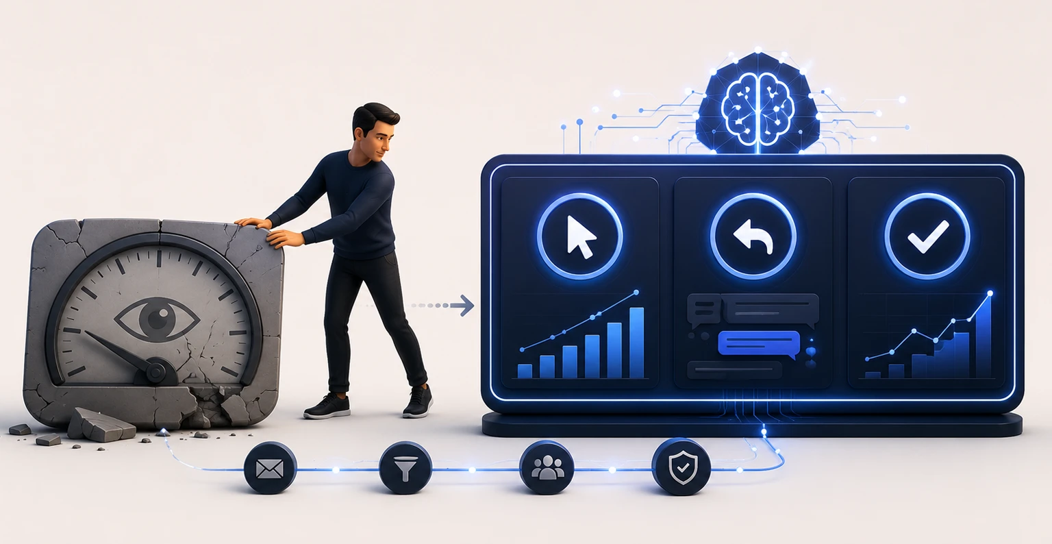 An email marketer adapting to a privacy-first inbox where AI decides visibility and open rates no longer reflect reality