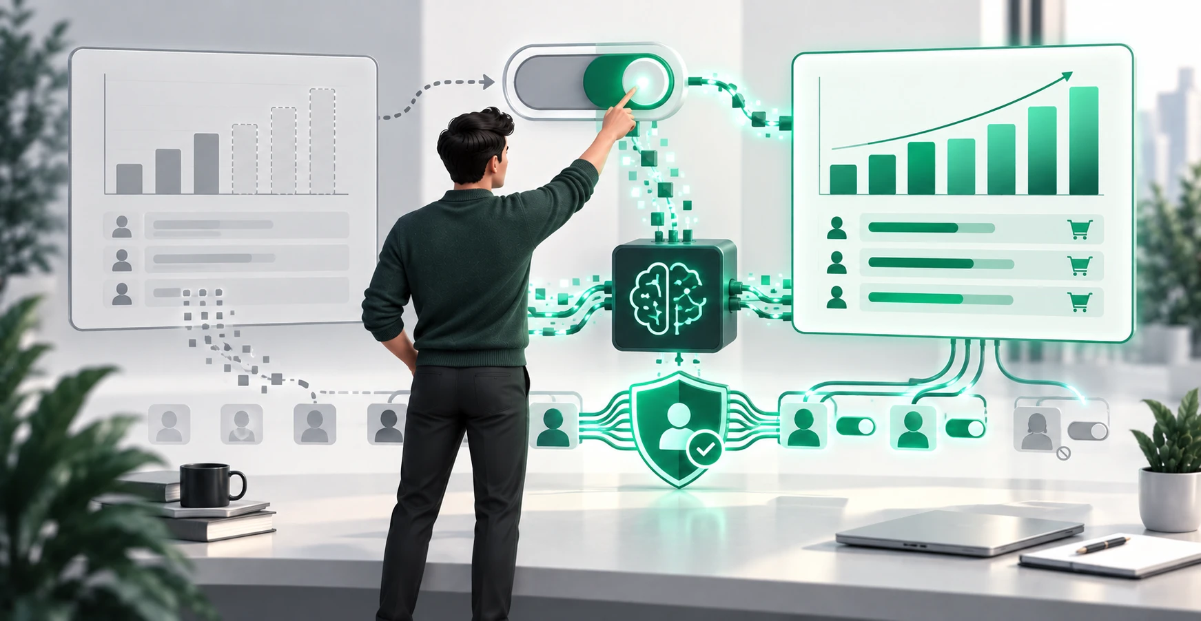 A marketer configuring Google Consent Mode v2 in Advanced mode to recover measurement through conversion modeling while respecting consent choices