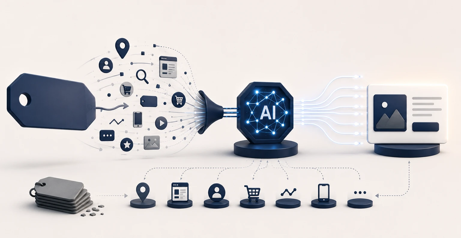 A marketer setting guardrails around a Google AI system that matches ads to search intent instead of a fixed keyword list