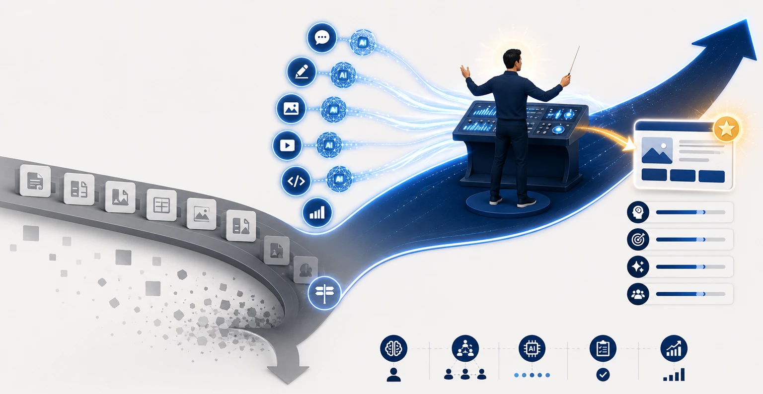 The 2026 freelance market splitting by AI — falling demand for commodity execution work and rising demand for AI-augmented, judgment-driven freelancers