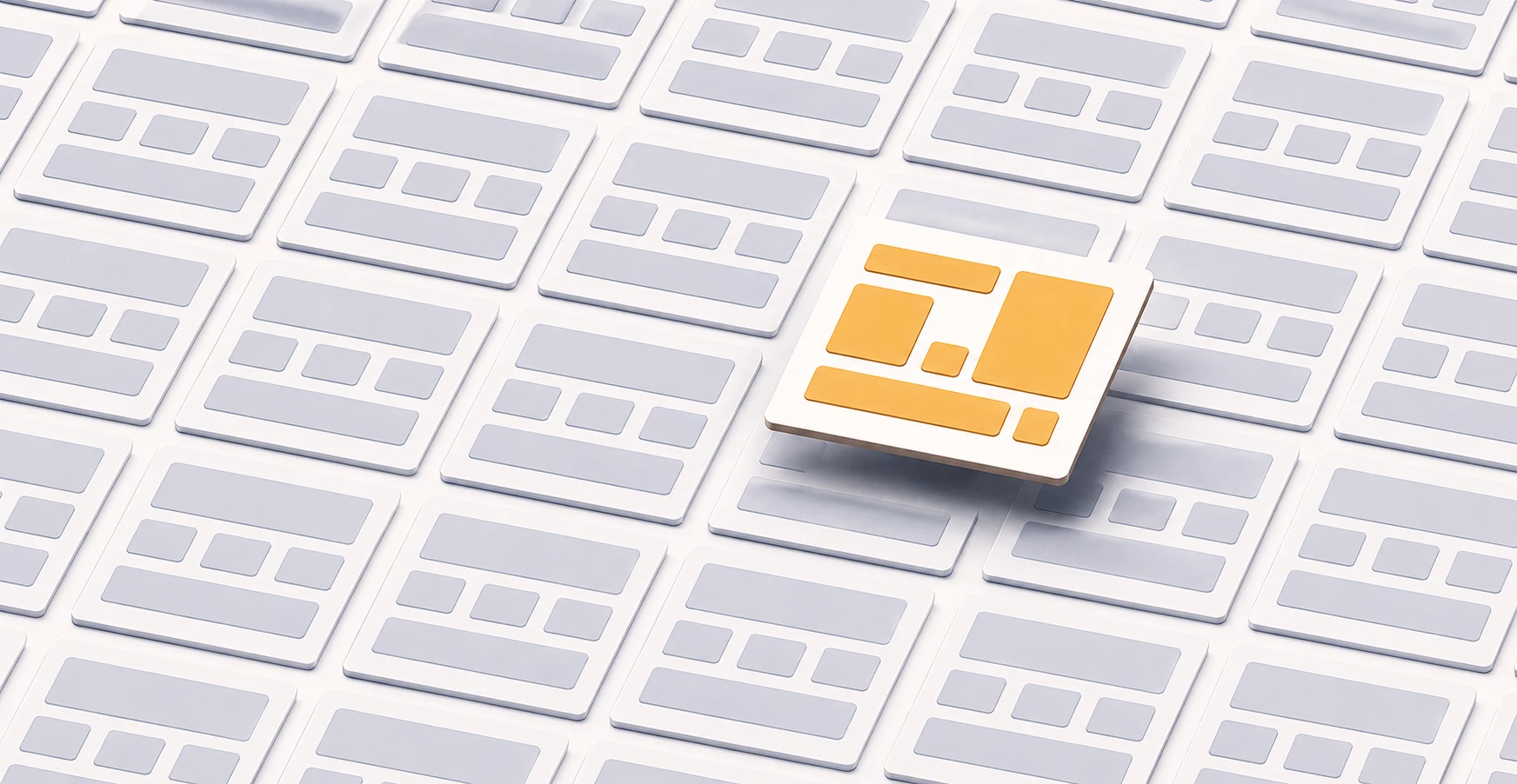 A page split in two — a raw, hand-marked surface layer above and a clean structured machine-readable layer beneath, pulling in opposite directions from a shared centre